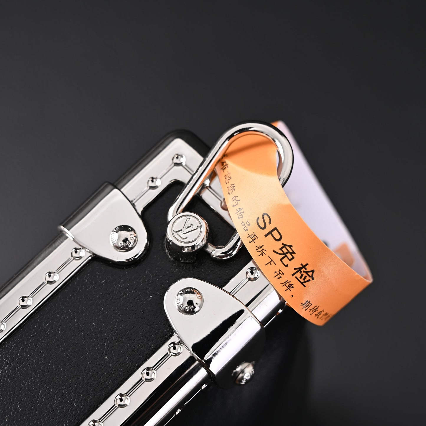 Louis Vuitton Soft Trunk Monogram Black Leather Crossbody Bag