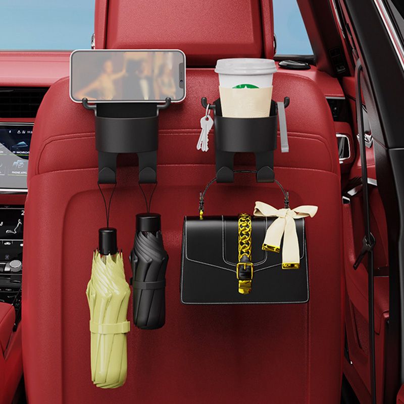 Pxcxu Car Seat Headrest Cup Holder with Hooks