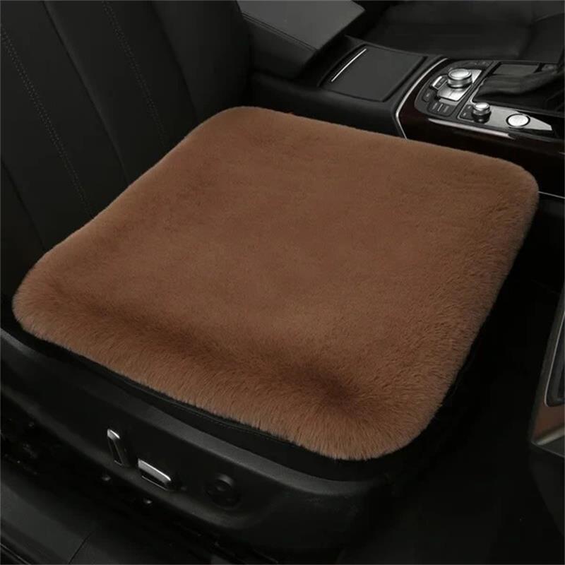 Pxcxu Plush Car Seat Cushion