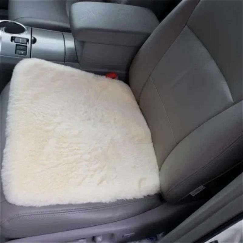 Pxcxu Plush Car Seat Cushion