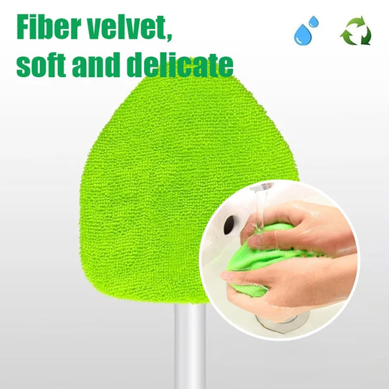 🔥Microfiber Car Windshield Cleaning Tool with Extendable Handle